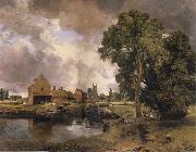 John Constable Dedham Mill oil painting picture wholesale